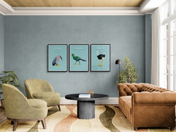 Ostrich by Kirsten Ryan Art Print