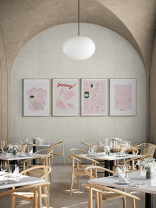 Pink Brunch 02 Art Print