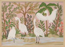 Load image into Gallery viewer, Peaceful Jungle Egrets PFY Art Print