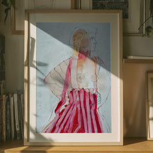 Load image into Gallery viewer, Woman in Red PFY Art Print