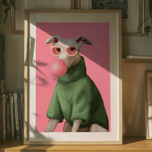 Load image into Gallery viewer, Bubblegum Pup Art Print
