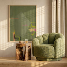 Load image into Gallery viewer, Dynamic Green Abstract PFY Art Print