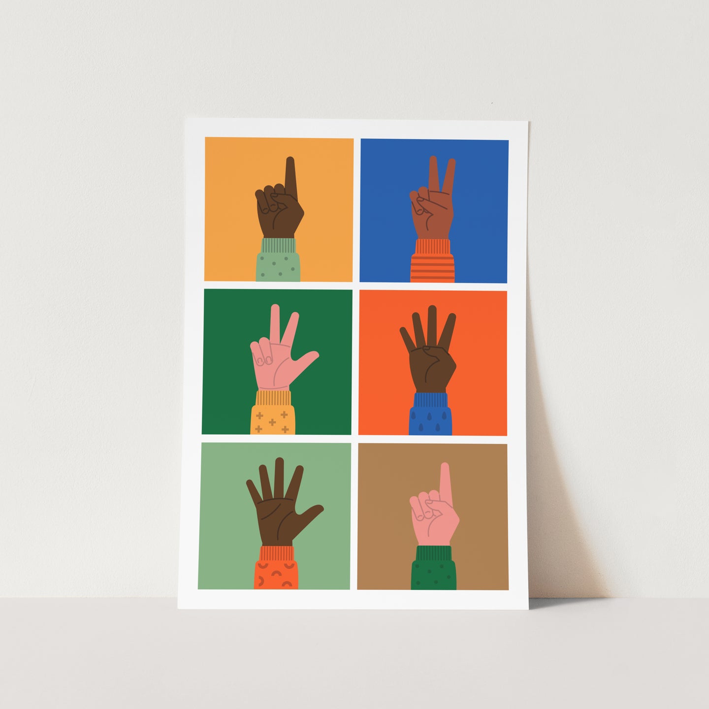 Hands 02 Art Print