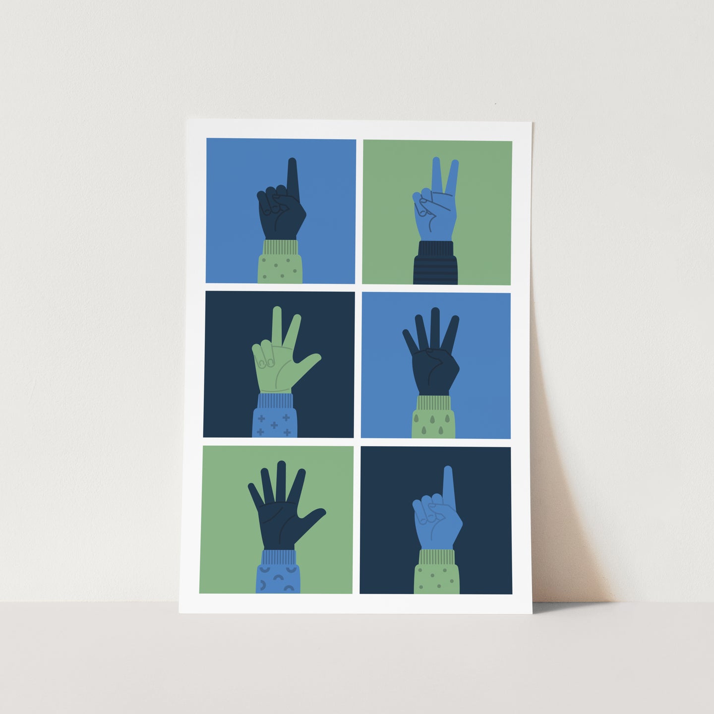 Hands 01 Art Print
