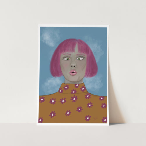 Head in The Clouds Art Print