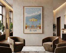 Load image into Gallery viewer, Bonjour La Mer Retreat PFY Art Print