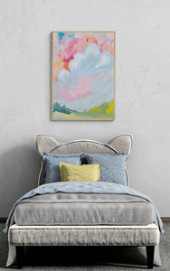 Watercolour Clouds PFY Art Print