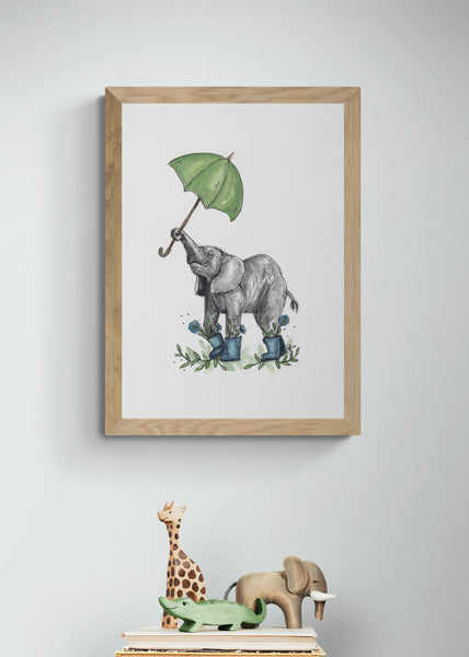 1 of 3 Baby Room Set Sage Art Print