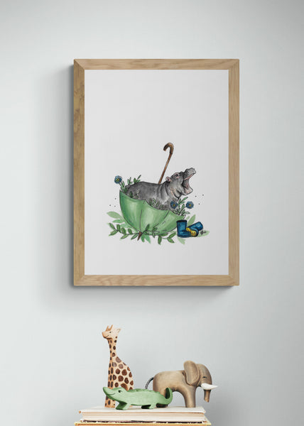 3 of 3 Baby Room Set Sage Art Print