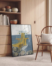 Load image into Gallery viewer, Yellow Ocean Diving Platform PFY Art Print