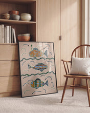 Load image into Gallery viewer, Colorful Whimsical Fish PFY Art Print