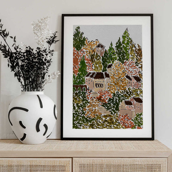 Autumn In Bavaria PFY Art Print