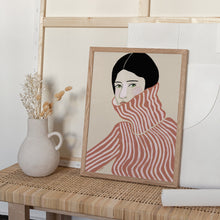 Load image into Gallery viewer, Lady In Jumper PFY Art Print