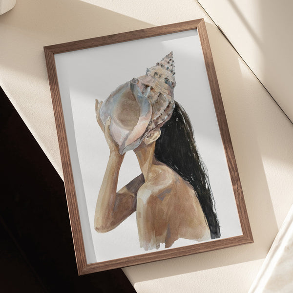 Whispering Seashell PFY Art Print