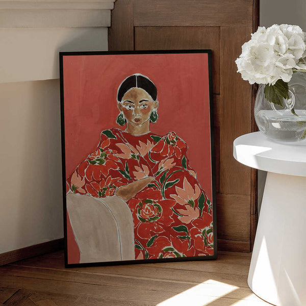 Mother in Red  PFY Art Print