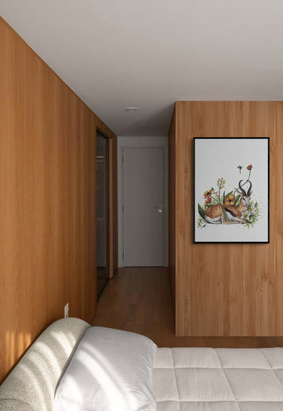 Blooming Springbok Art Print