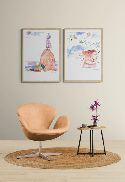 Laat in die Karoo Art Print