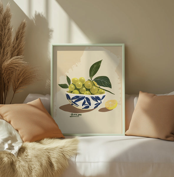 Grape PFY Art Print