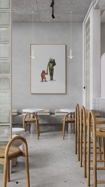 Jane Goodall Art Print