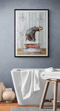 Load image into Gallery viewer, Elephant in Bathtub PFY Art Print