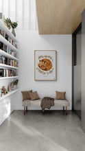 Load image into Gallery viewer, Sleepy Fox Art Print