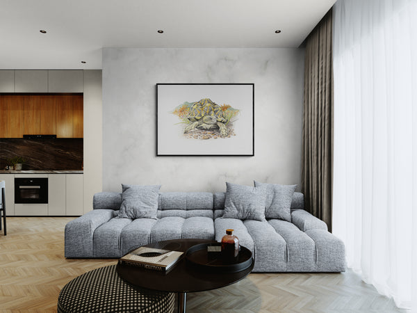 Geometric Tortoise Art Print