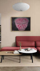 Pink Bowl Art Print