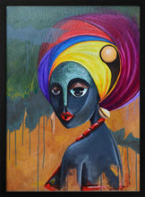 Load image into Gallery viewer, Colorful African Woman PFY Art Print