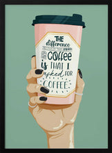 Load image into Gallery viewer, Sassy Coffee Cup Hand PFY Art Print
