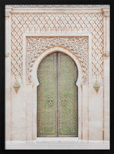 Load image into Gallery viewer, Ornate Moroccan Green Door PFY Art Print