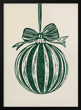 Load image into Gallery viewer, Christmas Ornament Green Illustration PFY Art Print
