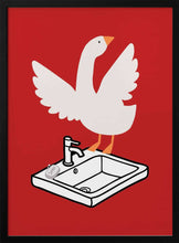 Load image into Gallery viewer, Silly Goose - Sink Art Red PFY Art Print