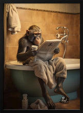 Load image into Gallery viewer, Monkey In the Bathroom PFY Art Print