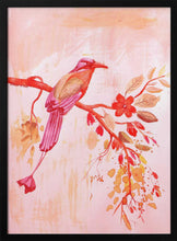 Load image into Gallery viewer, Gentle Pink Bird Branch PFY Art Print