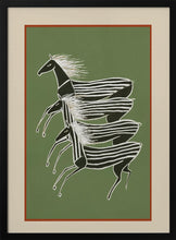 Load image into Gallery viewer, Horses In Stripes PFY Art Print