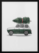 Load image into Gallery viewer, Green Christmas Car PFY Art Print