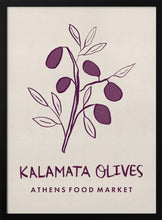 Load image into Gallery viewer, Kalamata Olives Athens Food Market Greece PFY Art Print