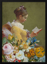 Load image into Gallery viewer, To Read Between the Flowers PFY Art Print