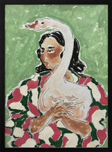 Load image into Gallery viewer, Girl With Her Duck PFY Art Print
