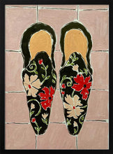 Load image into Gallery viewer, Black Shoes On Pink Tiles PFY Art Print