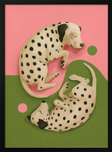 Load image into Gallery viewer, Yin and Yang Dalmatians Art Print