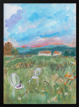 Load image into Gallery viewer, Watercolor Deep Pink Sunset PFY Art Print