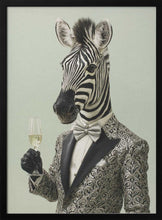 Load image into Gallery viewer, Zebra In Tuxedo Jacket PFY Art Print