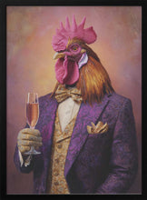 Load image into Gallery viewer, Rooster In a Purple Tuxedo PFY Art Print