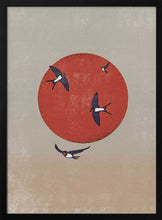 Load image into Gallery viewer, Swallows at Sunrise PFY Art Print