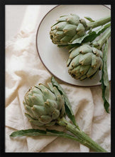 Load image into Gallery viewer, Three Fresh Artichokes PFY Art Print