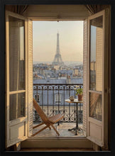 Load image into Gallery viewer, Parisian Balcony View PFY Art Print