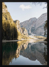 Load image into Gallery viewer, Serene Mountain Lake Reflection PFY Art Print