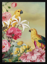Load image into Gallery viewer, Tropical Parrots and Flowers PFY Art Print