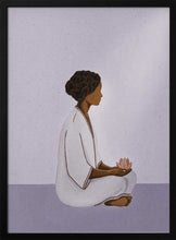 Load image into Gallery viewer, Meditating Woman with Lotus PFY Art Print